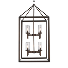  2073-8P GMT-CLR - Smyth 8 Light Pendant in Gunmetal Bronze with Clear Glass